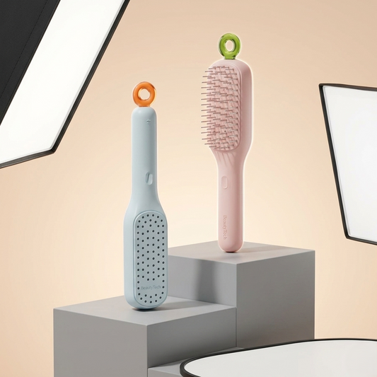 Self-cleaning Anti-static Massage Comb for Adults and Kids- Pack of 1