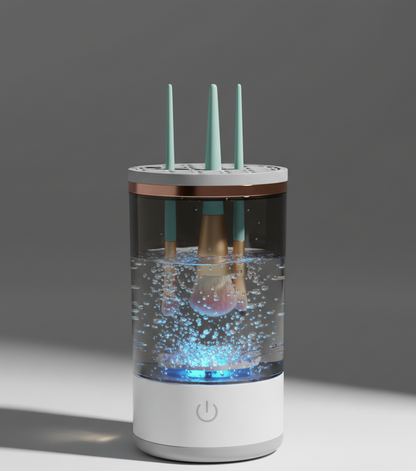Make Up Brush Cleaner,Electric Brush Cleaner, USB Rechargeable Automatic Deep Cosmetic Cleaning Device