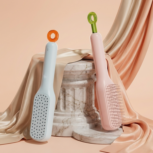 Self-cleaning Anti-static Massage Comb for Adults and Kids- Pack of 1
